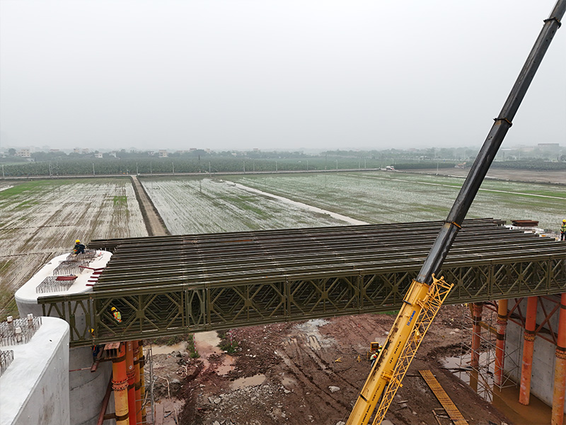 Podul extra-larg al stației Hezhou pe calea ferată de mare viteză Zhuhai–Zhaoqing