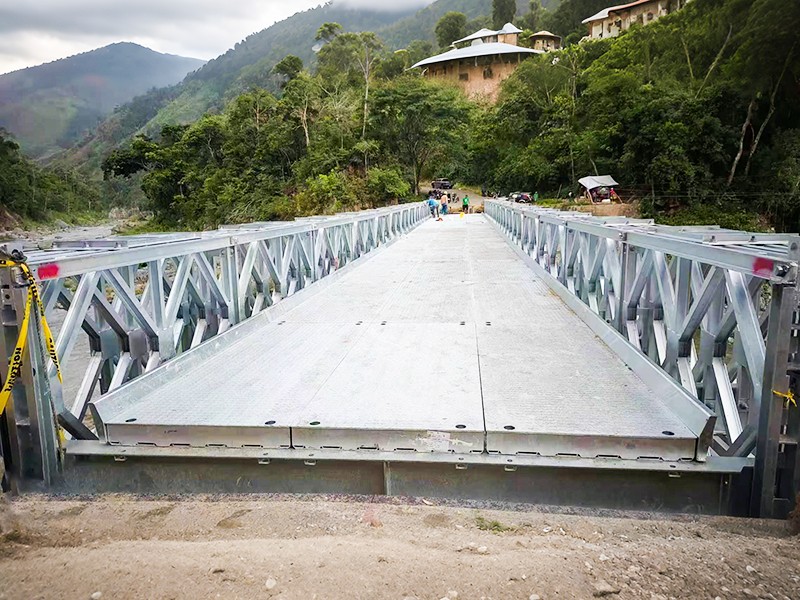 Podul Bailey CB 100, cu două rânduri, un singur strat, galvanizat la comandă
